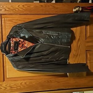 Black Rivet Leather Jacket